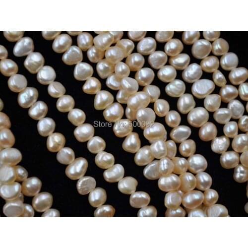 2020 Direct Selling New Charm Natural Beads Beads Wholesale 10 Strands 5-6mm Natural Cultured Freshwater Pearl Strings