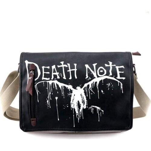 New Death Note/Fairy Tail Natsu Dragneel/Sword Art Online SAO/Fate Stay Night Canvas Messenger Bag Students Cartoon Pack Bag