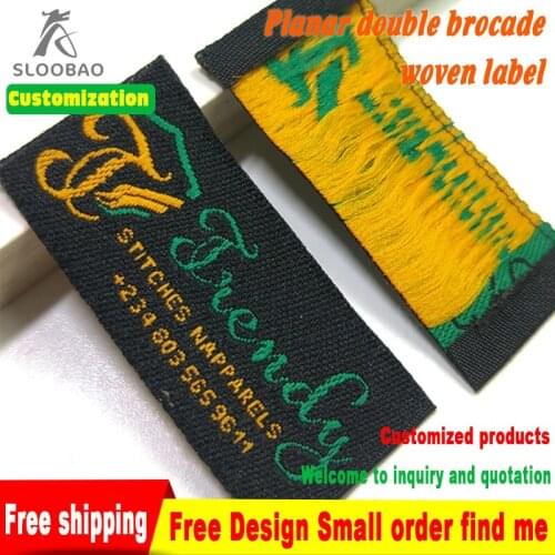 Apparel cloth / clothing bids / high density woven label / shirt woven label / Water Wash / tag made