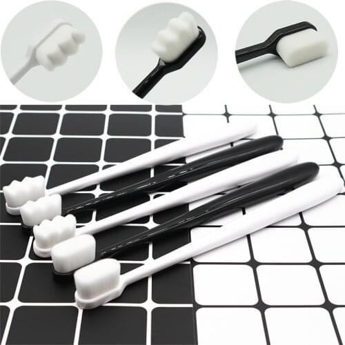 Ultra-fine Soft Hair Eco Friendly Toothbrush Portable Travel Tooth Brush With Box Soft Fiber Nano Toothbrush Oral Hygiene Care