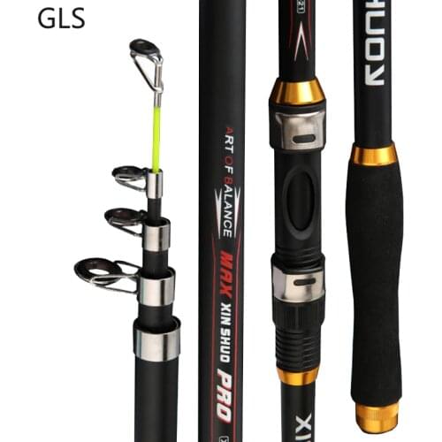 Ultralight Hard FRP Spinning Fishing Rod 2.1m 2.4m 2.7m 3.0m 3.6m Carp Rod Telescopic Sea fishing pole