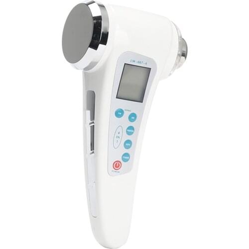 Ultrasonic Face Massager Colored LED Light Facial Photon Ultrasound Therapy Skin Care Beauty Instrument