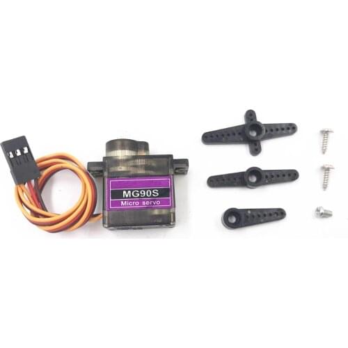 10/20/50PCS/Lot MG90S Steering Gear 12g Servo Gull Metal Gear 12 Gram RC Fixed-wing Aircraft Upgrade Server SG90 Upgrade Servo