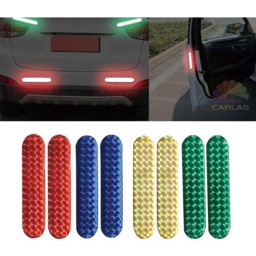 2pcs Bike Stickers Decals Reflective Sticker Car MTB Bike Reflective Tape Sticker Safety Strip Adhesive Tape Bicycle Accessories