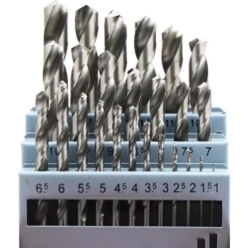 20pcs 0.3-1.6mm Titanium Coated Twist Drill Bits HSS Professional Drilling Woodworking Tool P Rotary Power Tool Accessories