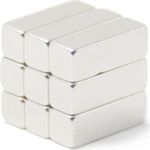 5pcs F20x10x10mm Super Powerful Strong Rare Earth Block NdFeB Magnet Neodymium N35 Magnets F20*10*10mm Free Shipping