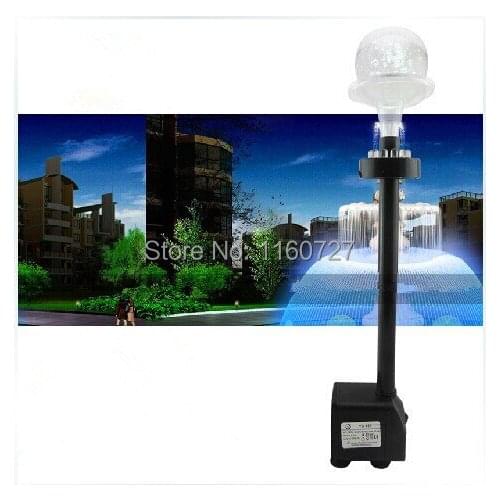 9 w ultra garden bonsai rockery fountain pump household with 12 leds ice to crack the ball ball suit