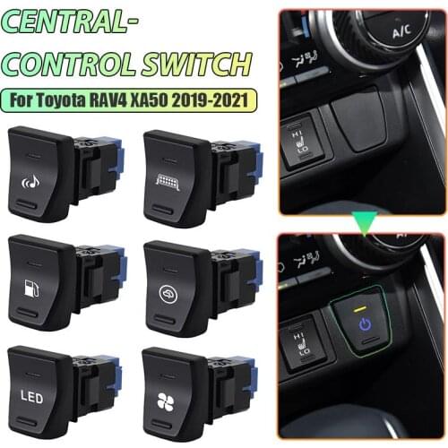 Car Button Instrument Control View Switch Accessories For Toyota RAV4 2019 2020 2021 Hollow Position Reserved Upgrade Switch