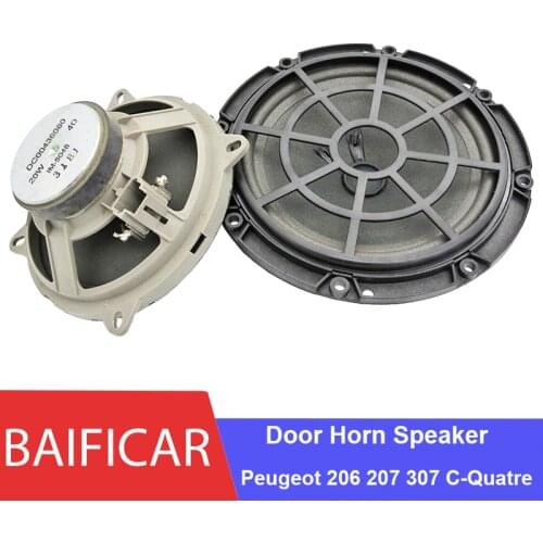 Baificar Brand Door Horn Speaker Front Rear Loudspeaker For Peugeot 206 307 308 Partner Citroen C2 C3 C4 C5 Picasso Xsara