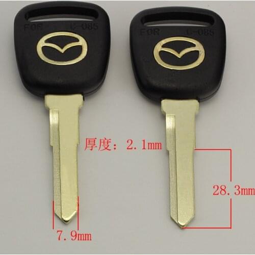 C946 Copper standard single Mazda right blank key