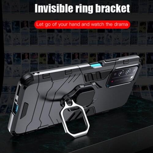 Shockproof Armor Case for Honor X10 5G 30 Pro+ Plus 30s 9C 9S 9A Ring Stand Phone Back Cover for Huawei Y5P Y6P Y7P Y8P