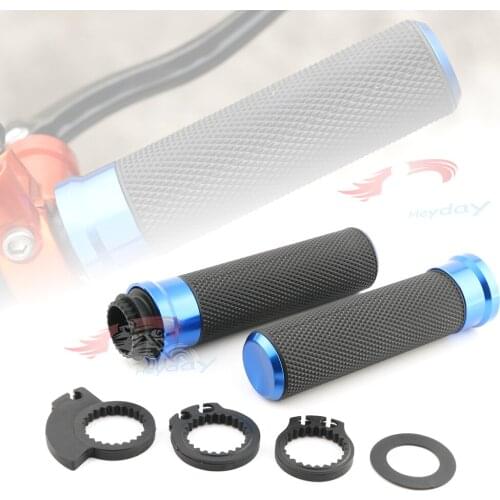 CNC Aluminum Rubber high quality motorcycle handlebar grips For Piaggio MP3 500 Medley Special Edition Vespa gts300 GTS 300