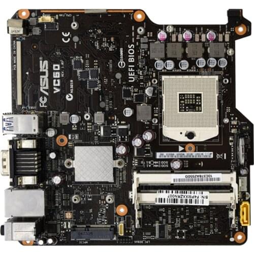 For ASUS VC60 Mini-iTX/3 generation DC power supply notebook CPU / HM76 chip DDR3 Original Used motherboard