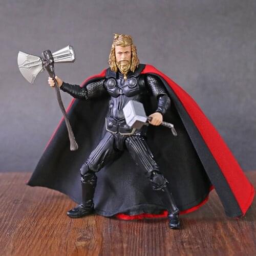 Avengers Endgame Thor PVC Action Figure SHF Movable Figurine Model Toy