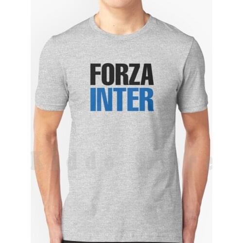 Inter T Shirt DIY Big Size 100% Cotton Club Football Italia Interisti Interista Inter Curva Nord