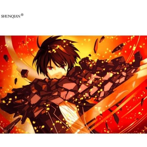 Guilty Crown Poster Print Silk Fabric Print Poster Cloth Fabric Wall Poster Custom Satin Poster 40X60cm,50X75cm,60X90cm