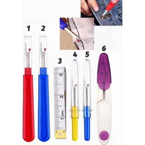 Sewing Tools 6 piece set Sewing Set Including Thread Removal, Soft Ruler, Thread Scissor 5BB5937