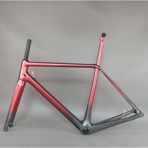 New EPS Technology superlight 52/54/56cm Toray carbon fiber T1000 custom paint Disc brake road frame FM619