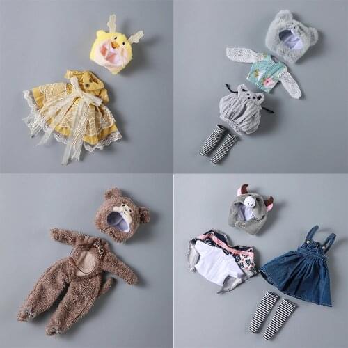 BJD Clothes Cosplay Animals Dress Beautiful Doll Outfit Accessories For 1/6 Yosd SD Girl Body 12Inch Doll Body