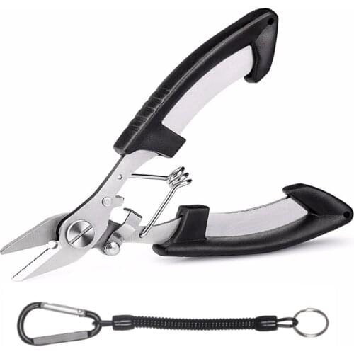 Fishing Plier Scissor Braid Line Lure Cutter Hook Remover Tackle Tool Cutting Fish Use Tongs Scissors Fishing Pliers