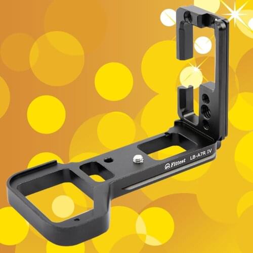 Fittest Metal Quick Release Plate L-Bracket Camera Grip for Sony a7RIV a7 R IV ILCE-7RM4 A7RM4 A7R4 Arca Swiss RRS Markins BENRO