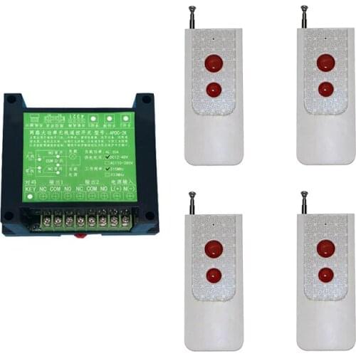 500M Long Range DC12V 24V 36V 48V 2CH 2 CH Radio Controller RF Wireless Remote Control Switch System Transmitter + Receiver