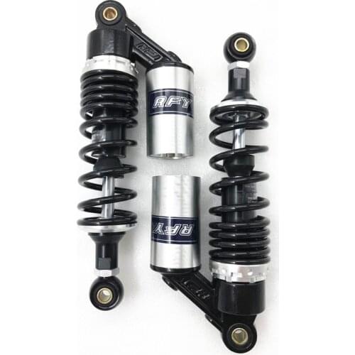 Universal 11" 280mm motorcycle air shock absorber rear suspension for Yamaha Motor Scooter ATV Quad Black & silver