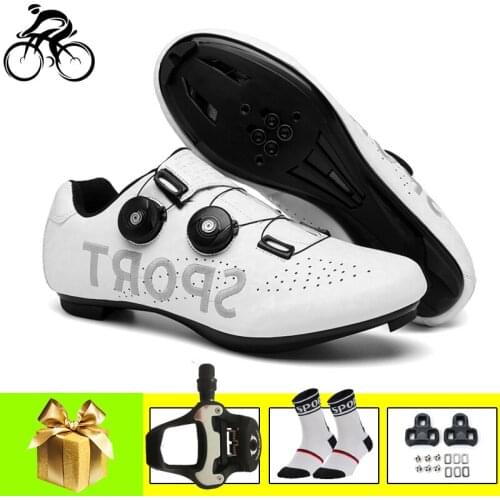 Cycling Shoes Road Men Women Breathable Wear-resistant Scarpe Ciclismo Strada Self-locking SPD-SL Pedals Racing Bicycle Sneaker