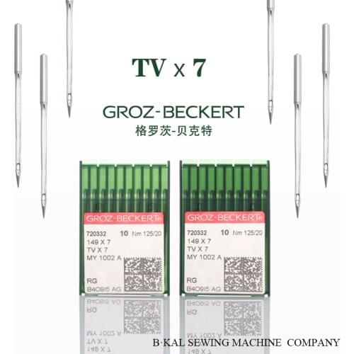 100PCS GROZ BECKERT TVX7 Double needle chain sewing machine Submerged clamp machine needles