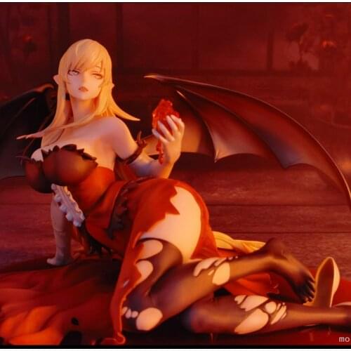 1/7 Kizumonogatari Kiss-Shot Acerola-Orion Heart-Under-Blade Unpainted GK Figure Unassambled Resin White Model Kit W_3573