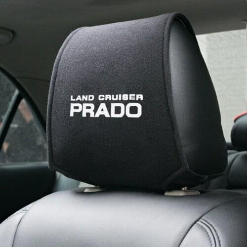 1PCS Car seat headrest cover for Toyota prado land cruiser accessories car styling