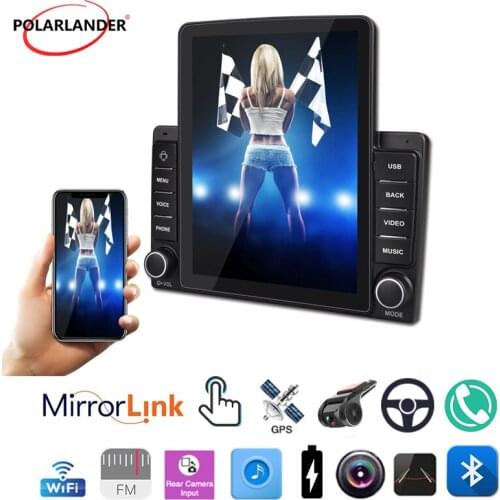 2 Din Car Radio Car Navigation Player Bluetooth hands-free Android 9.0 Android Quad-core 9.5-inch vertical screen GPS navigation