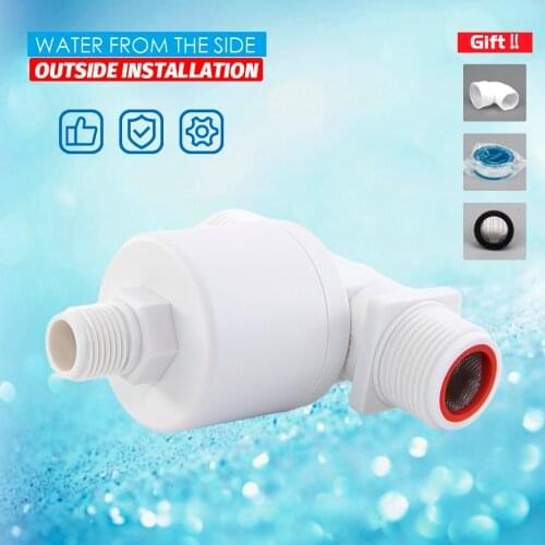 Tower Tank Floating Ball Valve Automatic Water Level Control Valve HT-FQF1/2-3 1/2" 3/4" 1" installed outside the tank