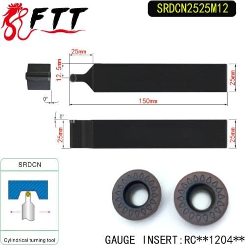 SRDCN2525M12 External Turning Tool Holder For RCMT1204 Used on CNC Lathe Machine