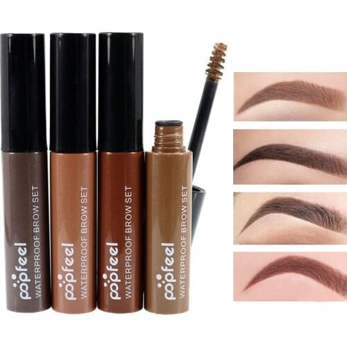 New Hot Brand Makeup Eye Brow Gel Coffee Black Brown Paint Eyebrows Gel Waterproof Eyebrow Tint Mascaras Kit Sobrancelha Fashion