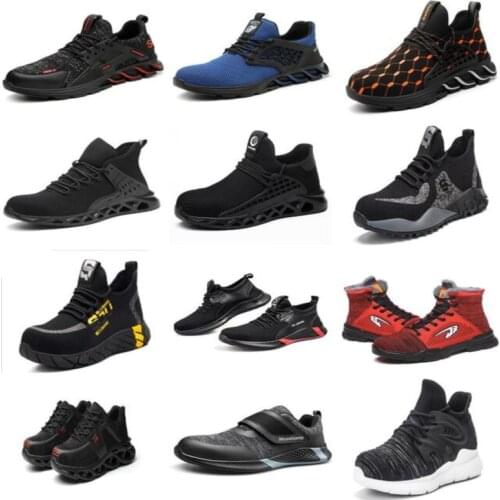 Lightweight Steel Toe Safety Working Shoes Men Women Shoes Puncture Proof Indestructible Sneakers Breathable Work Boots Footwear