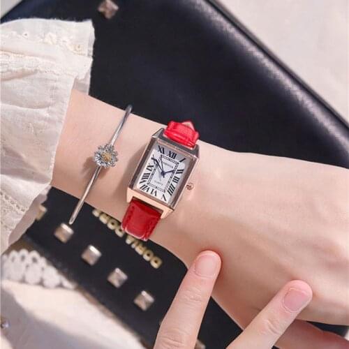 Niche Design Simple Temperament Student Female Model Quartz Net Red Female Watch