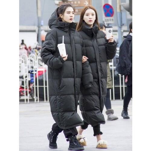 Down Jacket Female 2021 Womens Winter Thicked Long Jacket 90% Duck Down Coats Oversized Jacket Unisex clothesCasaco Feminino