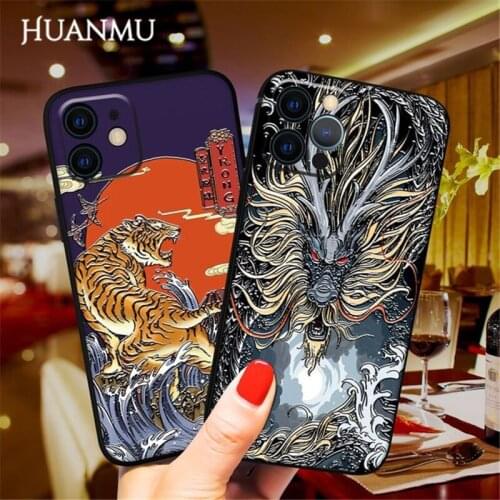 2021 New National Tide TPU Painted Soft Silicone Phone Case for HUAWEI for Huawei P40 Pro P30 Mate30/40 Pro Nova6/7/8 ProNova8se