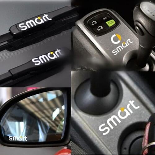 Car-styling Reflective Sticker For Mercedes Smart Fortwo Forfour 451 453 450 452 454 Roadster Coupe Crossblade Cabrio City-Coupe