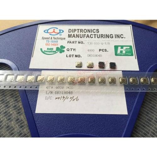 Taiwan Yuanda DIP TJG-533-Q-T/R tact switch Audi Q5A4L Nissan car remote control button