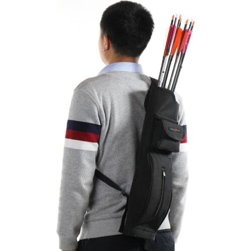 Toparchery Shoulder Quiver Arrows Hunting Archery Quiver Compound Bow Arrow Quiver Recurve Bow Arrow Bag Outdoor Shooting