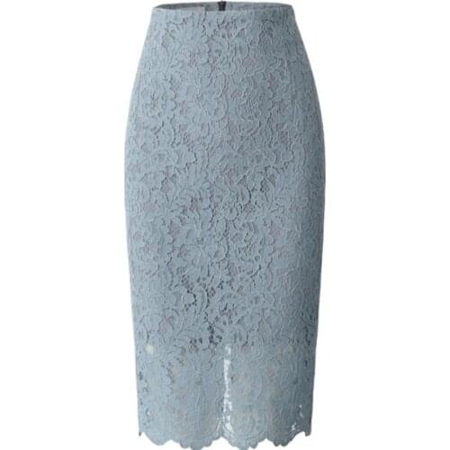 Vinieer Lace Pencil Skirts