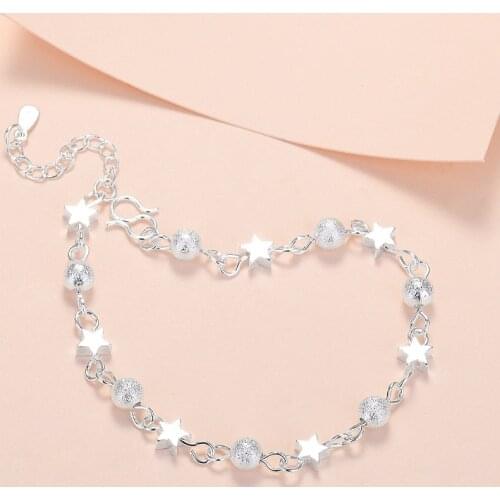 Lyvior Women Solar System Bracelet Universe Galaxy Planets Guardian Star Beads Bracelet Bangle Gifts for Girls