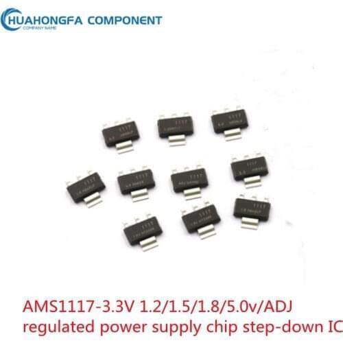 10Pcs/bag AMS1117-1.5V SOT223 Regulated Power Supply Chip Step-down IC Hot Sale