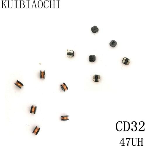 50pcs/LOT SMD Power Inductor CD32 47UH 470 3.5*3*2mm Unshielded winding inductor CD32