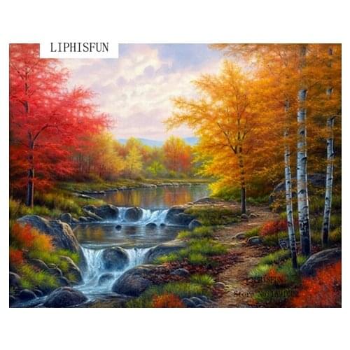 5d Scenery New Year Diamond Painting Cross Stitch Full Diamond Embroidery Wedding Decoration Square Drill Christmas
