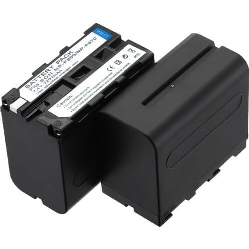 7800mAh NP-F970 NPF-960 Photographic Lamp Battery For LED Video Monitor Battery Yongnuo Photography light Battery