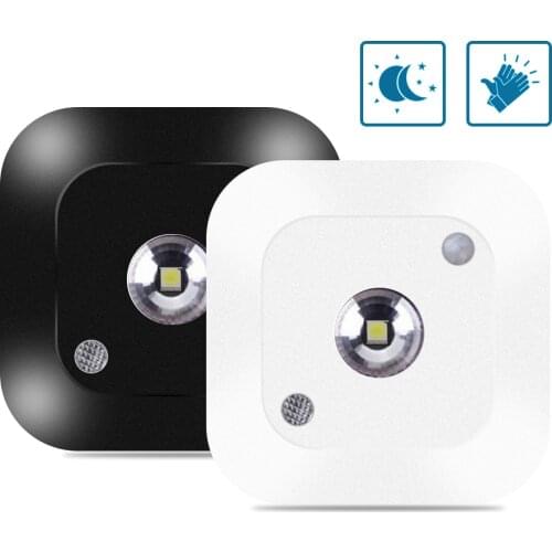 Cabinet Light Indoor Bedroom LED Night Light Motion Sensor Lights Control Induction Staircase Wall Lamp