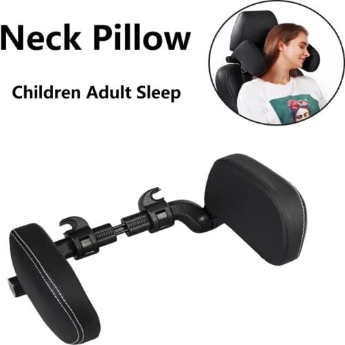 Car Seat Headrest Comfort Memory Foam Pad Car Seat Neck Pillow Sleep Side Head Support On Sides Cervical Spine For Adults Child